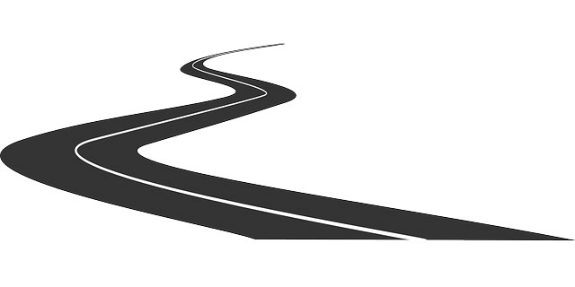 Drawing of a road